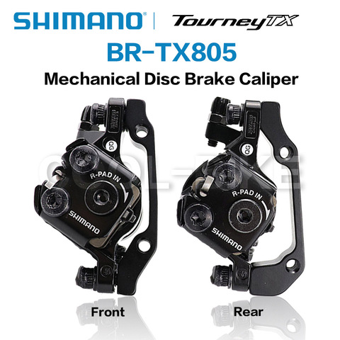 Shimano Tourney BR TX805 Disc Brake Caliper BR-TX805 with Resin Pads Front Rear MTB Brake Mechanical disc brake upgrade for m375 ► Photo 1/6