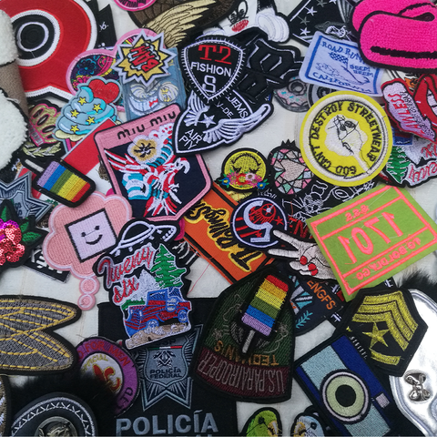 Mixed 3-10cm 30PCs Patches For Clothing Embroidery Patch Summer Fabric Badge Stickers For Clothes Jeans Decoration boy girl ► Photo 1/1