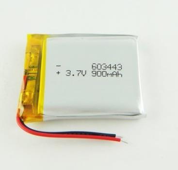 3.7 V 603443 063443P 603443P  3.7V 900mah with protection board , used for bluetooth MP3,MP4 lithium battery ► Photo 1/1