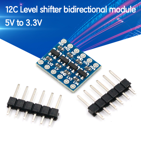 IIC I2C Logic Level Converter Bi-Directional Module 5V to 3.3V For Arduino ► Photo 1/6