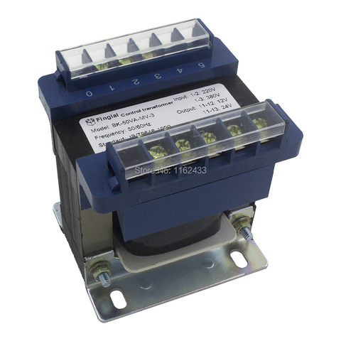 BK-50VA 50W BK type control power transformer 380V/220V input 220V 110V 36V 24V 12V 6.3V output ► Photo 1/6