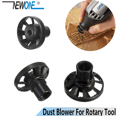 NEWONE Black Dust Blower Fan For Rotary Tools Thread M8X0.75 24x18 x10 mm ► Photo 1/5