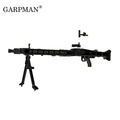 1:1 MG42 Heavy Machine Gun World War II German General Machine Gun  Weapon 3D Paper Model ► Photo 1/3