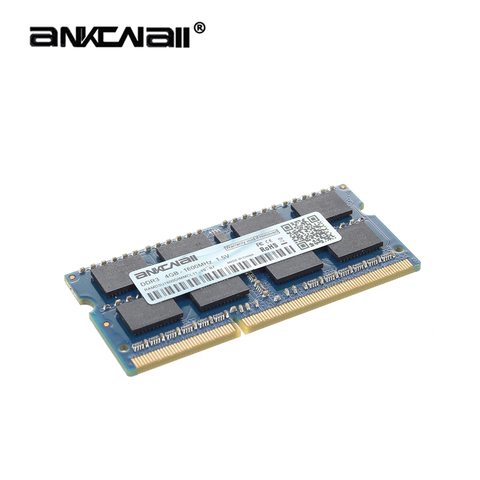 ANKOWALL DDR3 4GB 2GB  Laptop 1333 1600 1866 MHz sodimm ddr3l RAM Notebook Memory 204pin 1.35/1.5V ► Photo 1/6