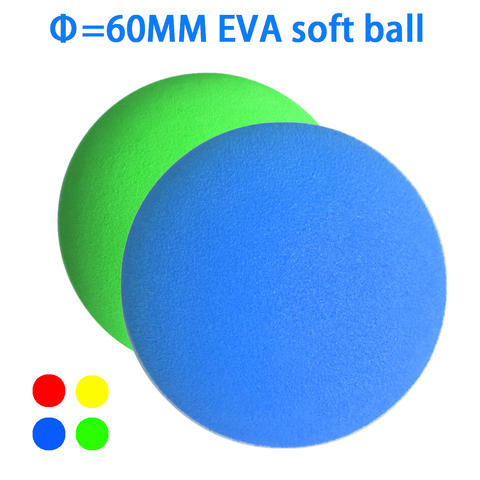 60mm Big Golf Balls Pet Toys Foam Fetch Balls Soft Interactive Cat Dog Chew Balls EVA Ball Non-toxic Training 2pcs/pack 9g/pcs ► Photo 1/6