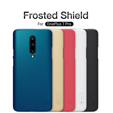 For OnePlus 7 Pro 6 6T Case Nillkin protector Case High Quality Frosted Shield Hard PC Matte Phone Back Cover For One Plus 7 Pro ► Photo 1/6
