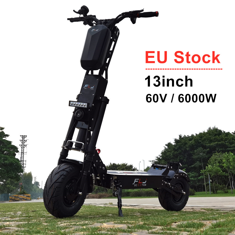 Upgraded 13inch 6000w E Scooter With 60v Battery 85km H 90 150kms Range 50ah Battery Dual Motor E Bike Fat Tire Electric Scooter Price History Review Aliexpress Seller Hoverboard Scooters