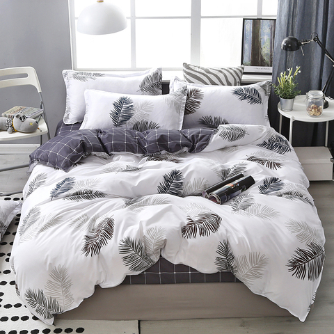 Lanke Cotton Bedding Sets, Home Textile Twin King Queen Size Bed Set Bedclothes with Bed Sheet Comforter set Pillow case ► Photo 1/6