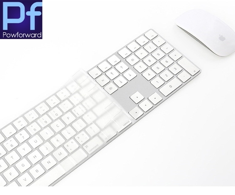 for Apple iMac Magic Keyboard with Numeric Keypad MQ052LL/A A1843 MLA22L/A A1644 Silicone keyboard Cover Protector Skin ► Photo 1/6