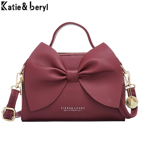 Elegant Women Leather Handbags Female Shoulder Crossbody Bags for Women Handbags High Quality Ladies Messenger Hand Bags Bow NEW ► Photo 1/6