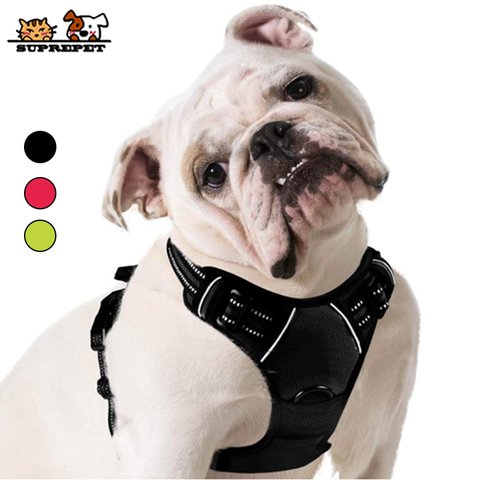 SUPREPET Pet Dog Harness Puppy Dog Adjustable Nylon Dog Harness Vest for Large Medium Dog No Pull Dog Harness Puppy Harness ► Photo 1/6