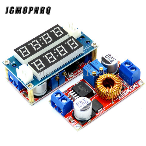 2 in 1 XL4015 5A Adjustable Power CC CV Step-down Charge Module LED Driver Voltmeter Ammeter Constant current constant voltage ► Photo 1/5