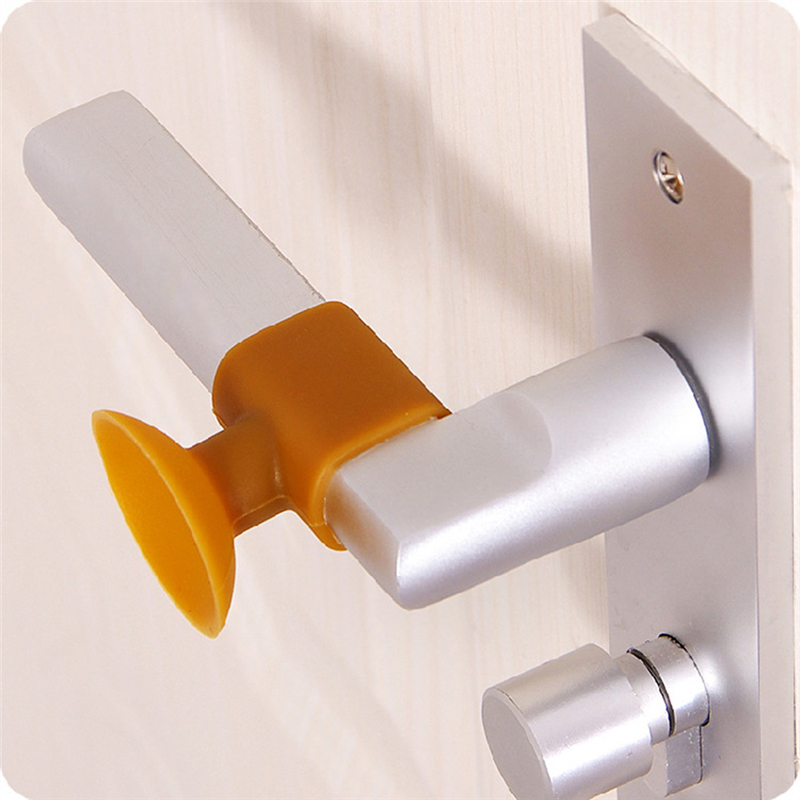 Color: 5pcs Green 5PCS Door Wall Silicone Mute Crash Pad Cushion Cabinet Door Handle Lock Silencer Attached Door Stop Silicone Suction 