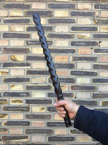 Red light sandalwood hardwood short stick, martial arts whip mace fitness Kung Fu stick ► Photo 1/5