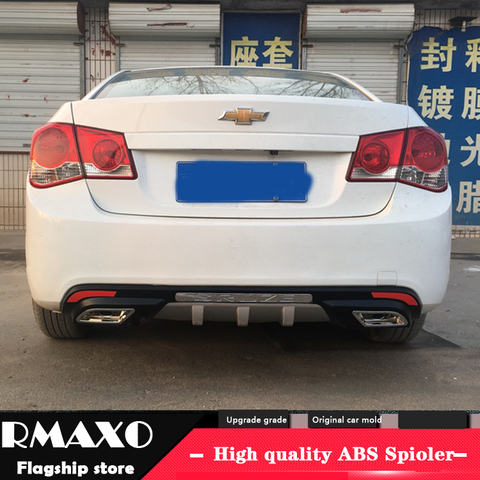 For Chevrolet Cruze ABS Rear Bumper Diffuser Bumpers Protector For 2011-2013 Cruze Body kit bumper rear lip rear spoiler ► Photo 1/1