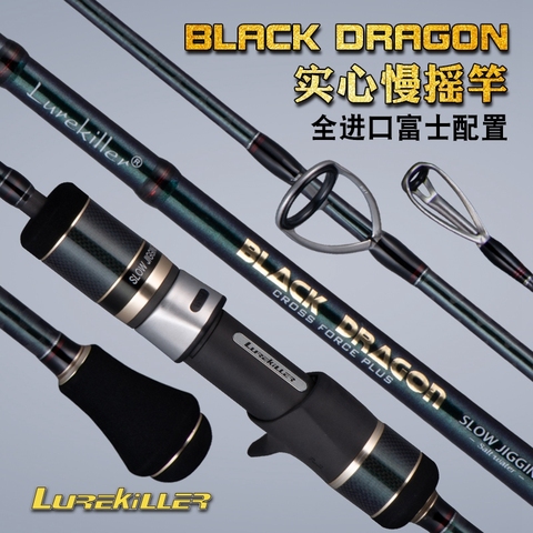 Origina Lurekiller New Arrival Japan Full Parts Black Dragon 632 Spinning/Casting Solid Carbon Slow Jigging Rod Ocean Boat Rod ► Photo 1/6