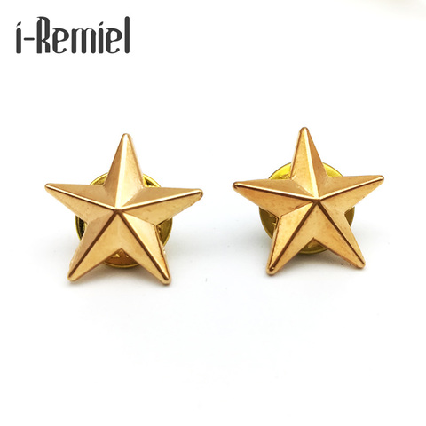 Brooches Hot Sale Real Pin Hijab Broches High-end Brooch Badge Little Star For And Blouses Five-pointed Couples Jewelry ► Photo 1/6