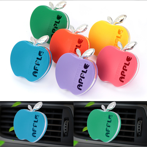 1PC Cute Apple Car  Perfume Air Freshener With Supplements Original Flavor Lavender Fragrance Auto Accessories Flavor Random ► Photo 1/6