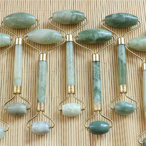 1pcs Anti Wrinkle Healthy Face Body Head Foot Nature Beauty Tools Portable Pratical Jade Facial Massage Roller Chinese style ► Photo 1/2