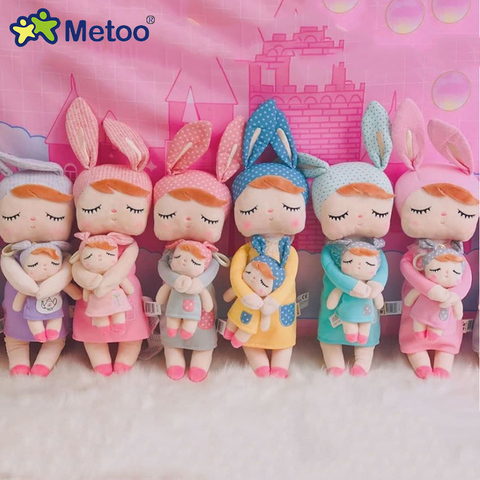Cute Soft Plush Doll Big & Small Stuffed Toy Kwaii Pair Angela Doll Baby Bed Sleep Toys Metoo Doll Xmas Gift for Girls Brinquedo ► Photo 1/5