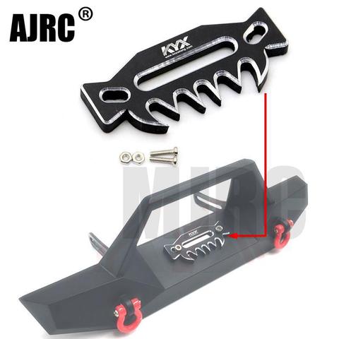 RC climbing car toy universal metal winch rope guide for TRX-4 AXIAL SCX10II RC4WD D90 D110 90046 90047 TRX4 front bumper winch ► Photo 1/6