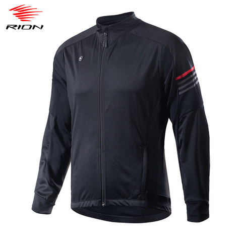 RION Mens Spring Thermal Cycling Jackets MTB Bike Coat Bicycle Clothing Long Sleeve Cycling Jerseys Ciclismo Jacket  with Pocket ► Photo 1/6