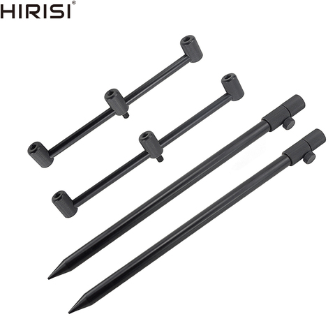 Aluminium Carp Fishing Bank Sticks set Fishing Rod Pod Buzzer Bar for 3 Rods ► Photo 1/6