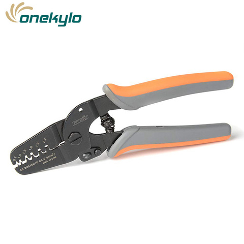 IWS-2820 crimper plier IWISS Mini Micro Open Barrel Crimping Tools for AWG28-20 JAM Molex Tyco JST2.54 Terminals and Connectors ► Photo 1/6