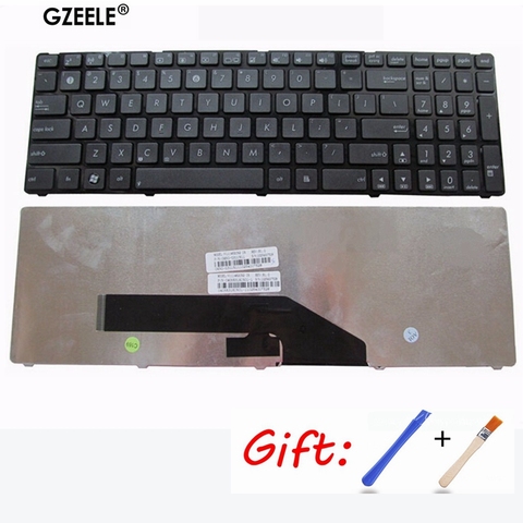 US Laptop Keyboard For ASUS K50 K50IN K61 K50X K50A K50AB K50IJ K50ID New Black English  ► Photo 1/3