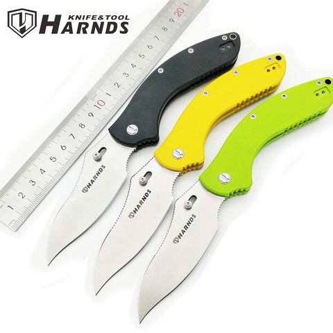 Harnds CK3502 Beak Folding Knife Sandvik 14C28N Blade G10 Handle Outdoor Camping Survival Tool Tactical EDC Pocket Knife ► Photo 1/6