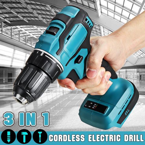 18V 90N.m Cordless Brushless Electric Drill Rechargable DIY Power Tool Hammer Drill Screwdriver Wrench For Makita Battery ► Photo 1/6