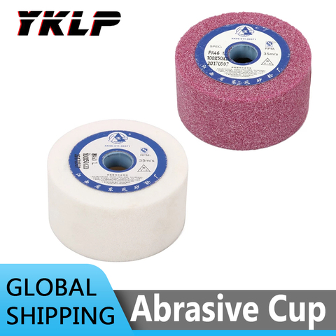 4 Inch Ceramic Grinding Wheel Abrasive Cup Corundum for Metal Marble 46/60 Grit ► Photo 1/6