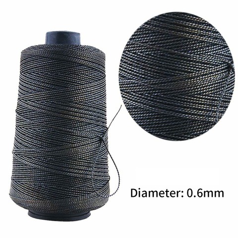 1pcs Strong Bounded Nylon Leather Sewing Waxed Thread for Craft Repair Shoes Black ► Photo 1/5