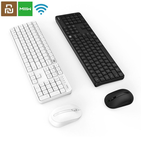 Original Miiiw Wireless Keyboard 104 Key 2.4GHz Wireless Dual Model Portable Keyboard Mouse Set Windows 10 PC Mac For Xiaomi ► Photo 1/6