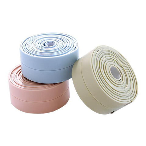 1pc 320x3.8cm Self-Adhesive Bath Wall Sealing Strip Kitchen Sink Basin Edge Waterproof Anti-Fouling Anti-Mildew Tape Decoration ► Photo 1/6