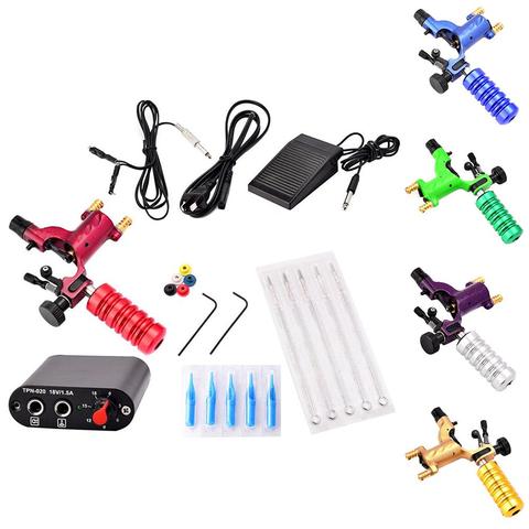 Pro Tattoo Dragonfly Machine Needles Foot Pedal Complete Tattoo Kit for Beginner ► Photo 1/6