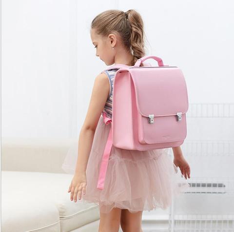 Japan School Backpack for girls  kids Orthopedic backpack book bags Children PU Japan school Bag students backpack bag  for kids ► Photo 1/6