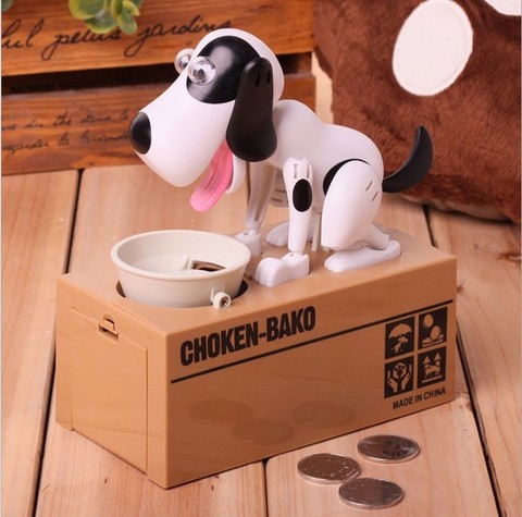 cute cartoon children's day piggy bank dog model coin bank gift supply  WY606 ► Photo 1/4