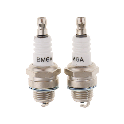 Universal BM6A Spark Plugs for Lawnmowers, Strimmers, Trimmers & Chainsaws - ► Photo 1/5
