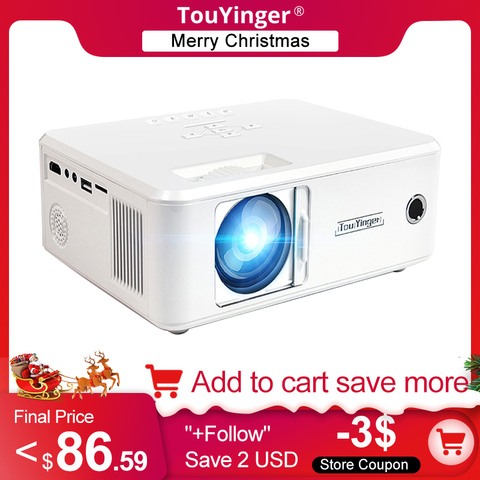 TouYinger X21 X20 Brand Mini projector LED beamer 1280*720 HD Mirroring Support full hd video LCD TV portable HDMI home theater ► Photo 1/6