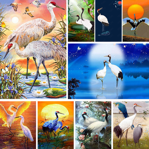 Bird DIY Cross Stitch Embroidery 11CT Kits Craft Needlework Set Cotton Thread Printed Canvas Home Decoration For Living RoomSale ► Photo 1/6