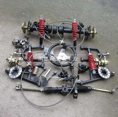 ATV Kart Front and Rear Suspension Steering Accessories Front Axle Rear Axle Differential Rear Axle Assembly ► Photo 1/2