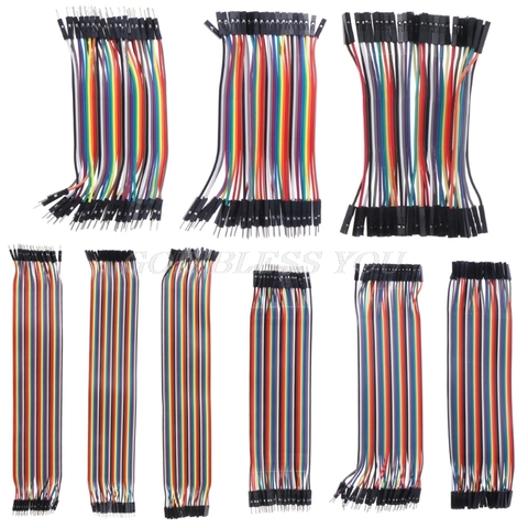 40Pcs Cables M-F/M-M/F-F Jumper Breadboard Wire Colorful GPIO Ribbon for DIY Kit Drop Shipping ► Photo 1/6