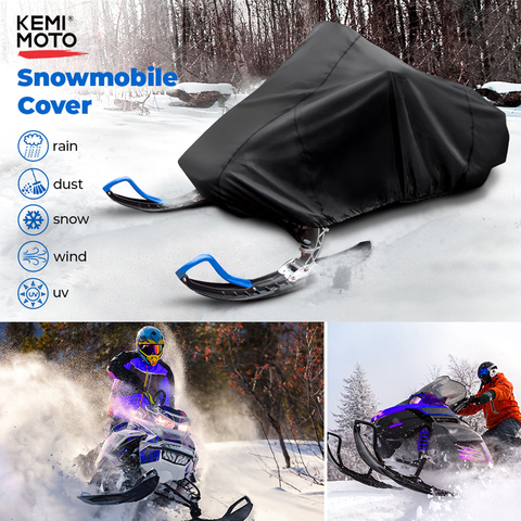 145x51x48” 210D Heavy TPU Snowmobile Cover Waterproof Snowproof Dust Trailerable Sled Cover for Polaris for Yamaha for Ski-Doo ► Photo 1/6
