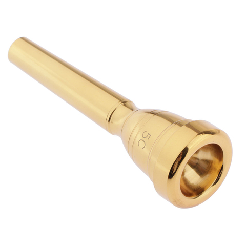 Gold Plated Trumpet Mouthpiece for Yamaha Bach Replacement Musical Instruments Accessories (5C) ► Photo 1/6