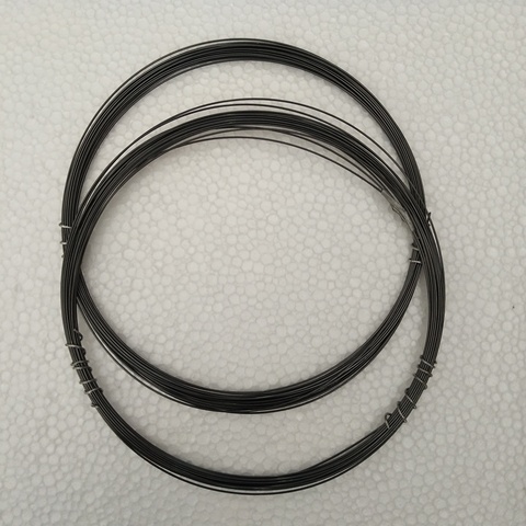 5 Meters, 0.4mm Diameter  High Purity Industry Experiment DIY Black Tungsten Wire Wolfram Wire ► Photo 1/1