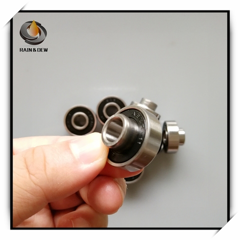 10Pcs 608 RS Bearing 8x22x7 mm  ABEC-11  Integrated spacer Bearing 608 Skateboard Longboard Bearing danceboard bearing ► Photo 1/5