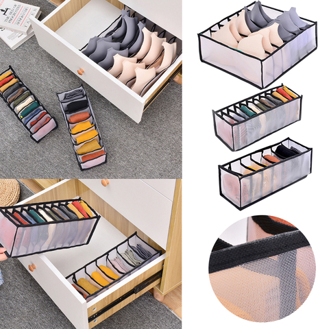 Underwear Bra Organizer Storage Box Closet Organizers Drawer Divider Socks  Boxes