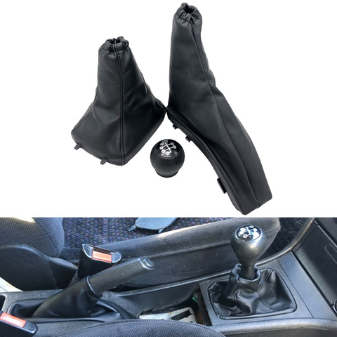 Car Styling Gear Shift Knob Parking Handbrake Gaiter Boot Cover Case Collar for Vauxhall Opel Astra II G Zafira A 1998-2010 ► Photo 1/6