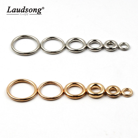 Gold/Silver Color  8-21MM Closed Jump Ring For DIY Jewelry Making Key Chain Necklace Bracelet Tool Ring Connector ► Photo 1/1